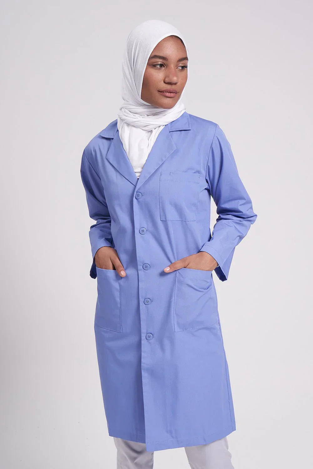 Unisex Lab Coat with Inner Pockets by MK Scrub